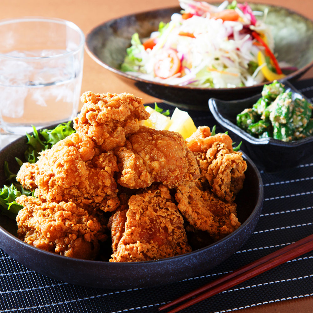 【送料無料】鶏もも肉唐揚げ《特選醤油》