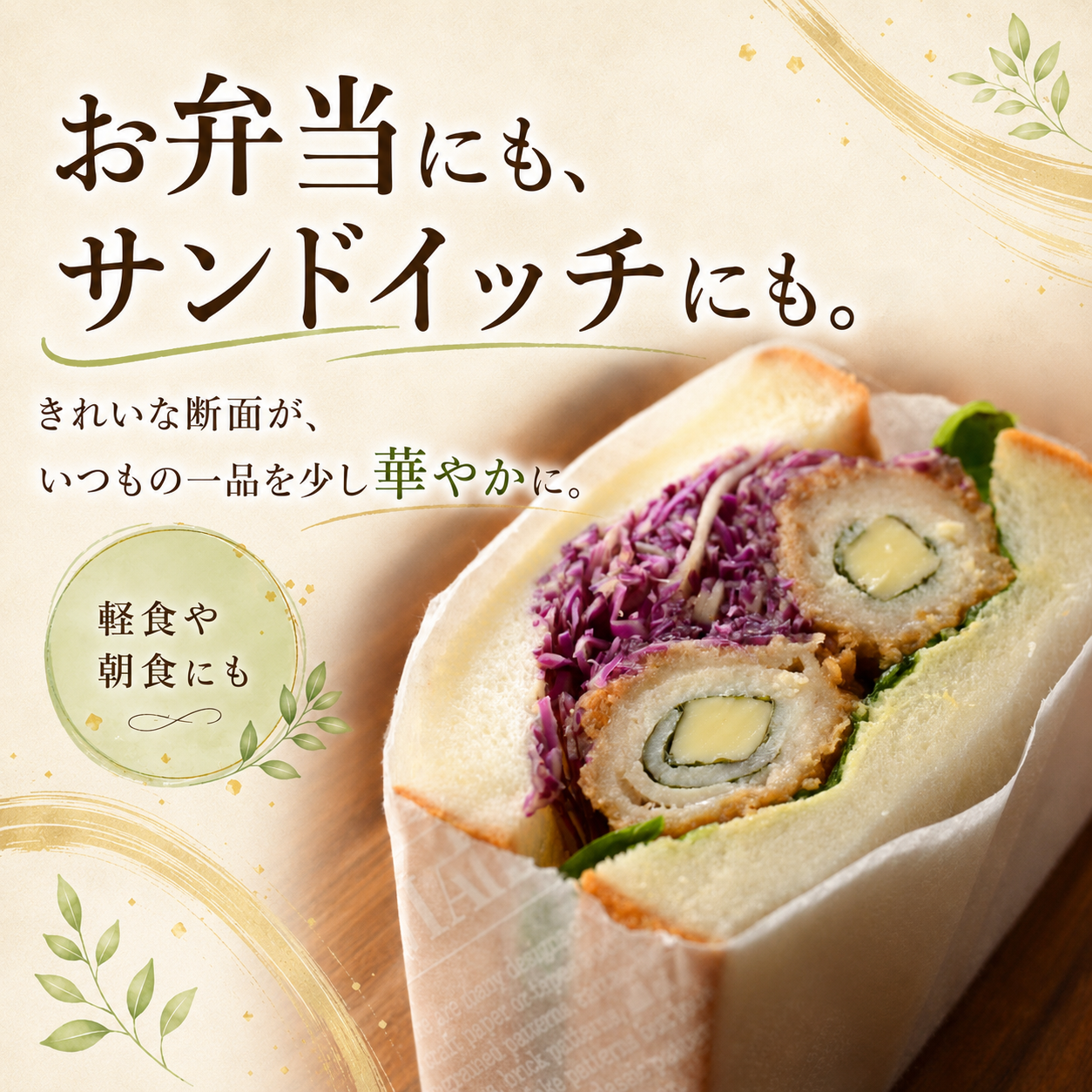 チキンチーズ大葉巻き