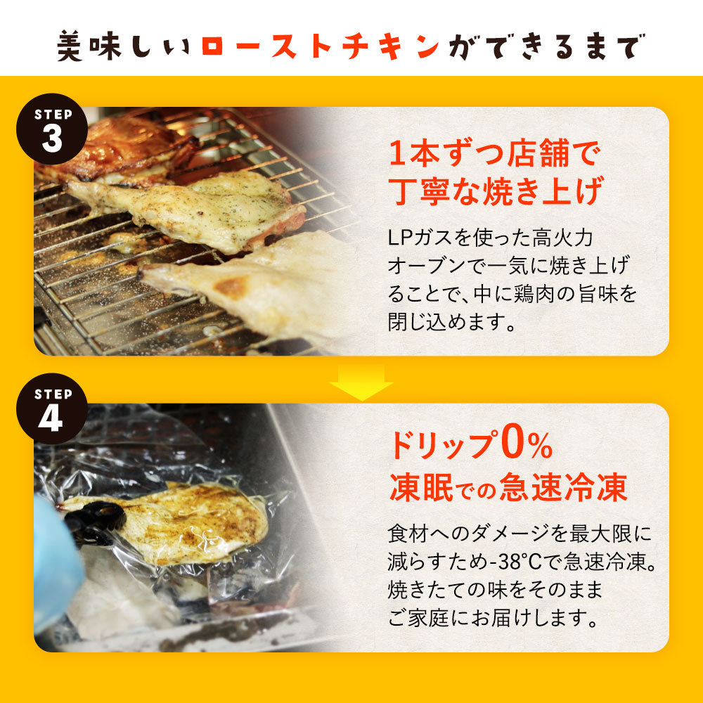 【送料無料】若鶏 ローストチキン 3本セット